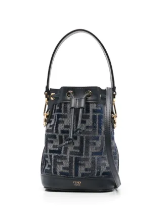 FENDI Mon Tresor Bucket Bag Blue FARFETCH IE