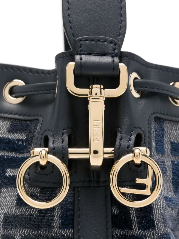 送関込★FENDI★モントレゾール バケット バッグ★BLUE FENDI モン トレゾール バケットバッグ | ブルー | FARFETCH JP