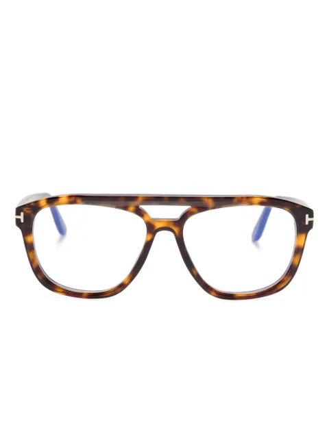 TOM FORD Eyewear tortoiseshell-effect glasses