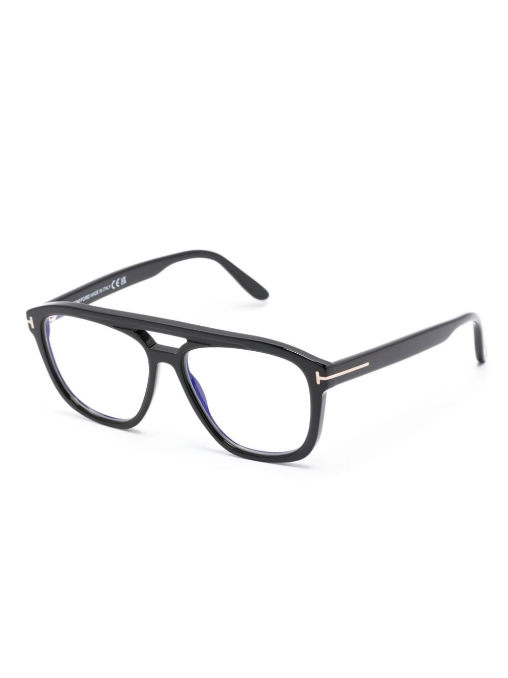 TOM FORD Eyewear Zonnebril met piloten montuur - Zwart