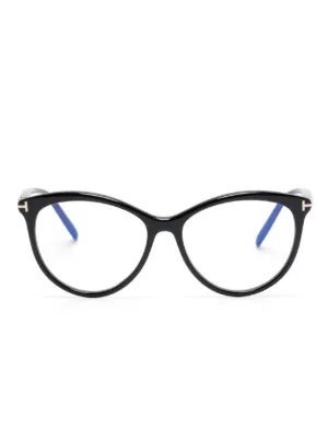 TOM FORD Eyewear Armação De Óculos clip-on FT5994B | Preto