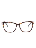 TOM FORD Eyewear FT5989B rectangle-frame glasses - Brown