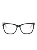 TOM FORD Eyewear FT5989B rectangle-frame glasses - Black