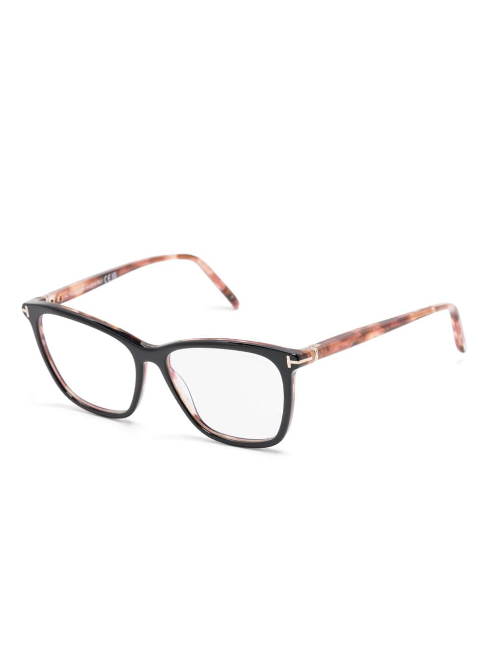 TOM FORD Eyewear FT5989B bril met rechthoekig montuur - Zwart