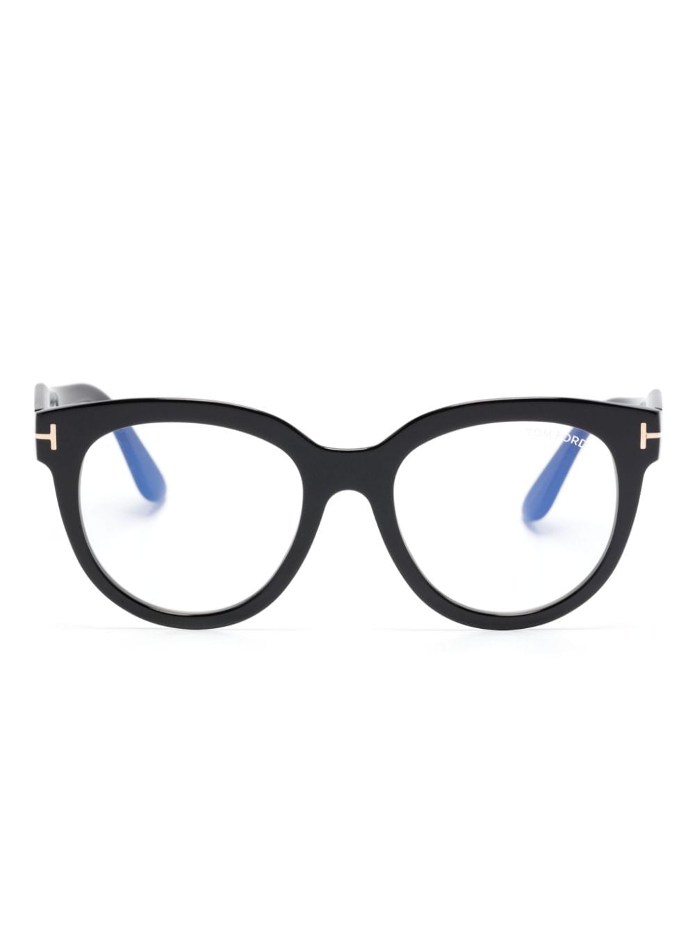 Shop Tom Ford Cat-eye Glasses In Schwarz