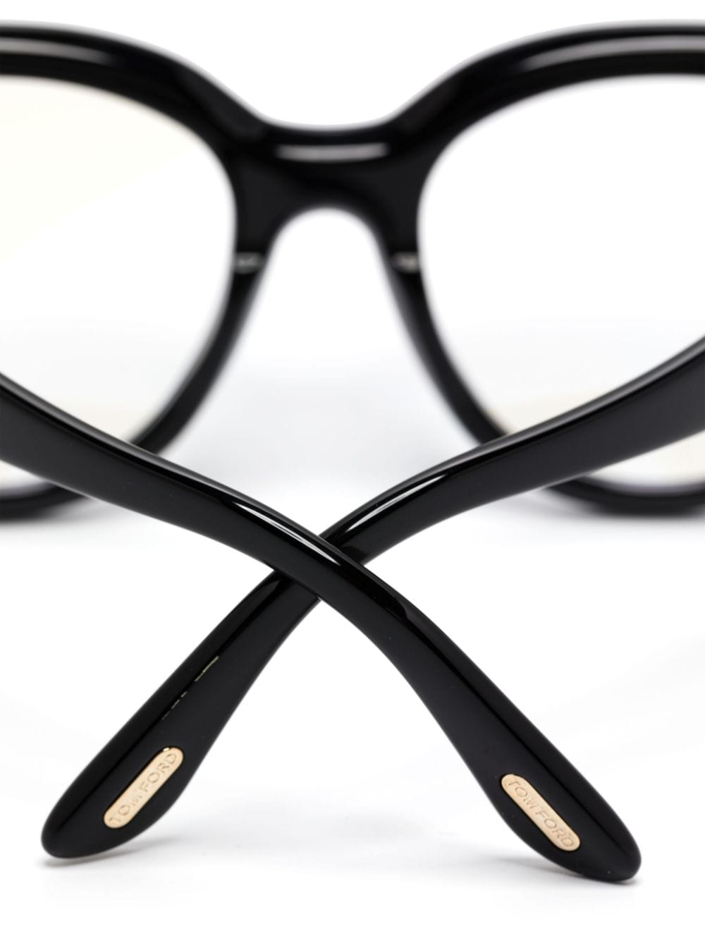 Shop Tom Ford Cat-eye Glasses In Schwarz