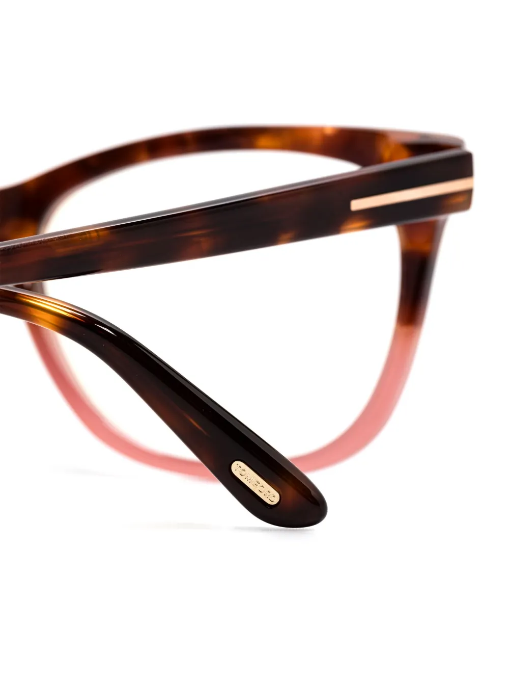 Tom Ford Wayfarer-frame Glasses In Brown