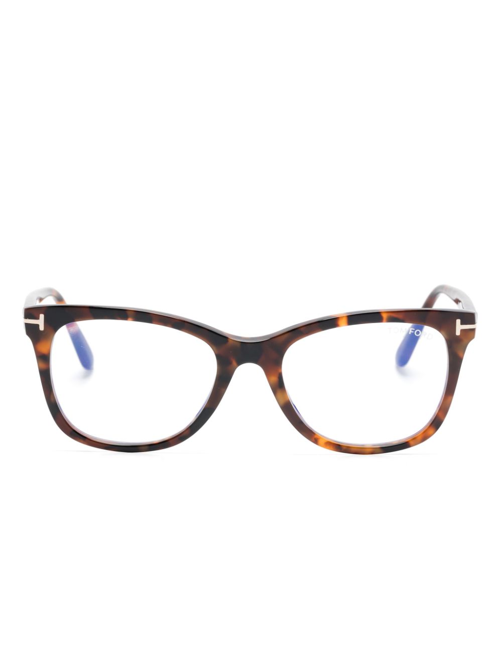 TOM FORD Eyewear round-frame glasses - Brown