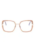 TOM FORD Eyewear FT5985B square-frame glasses - Neutrals