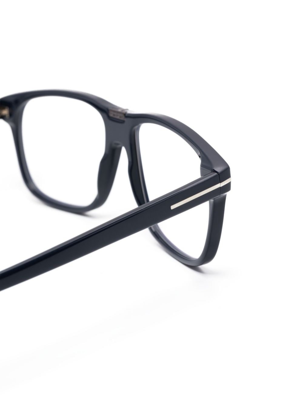 Shop Tom Ford Pilot-frame Glasses In Blau