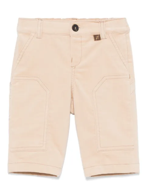 Fendi Kids logo-embroidered trousers