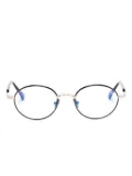 TOM FORD Eyewear round-frame glasses - Black