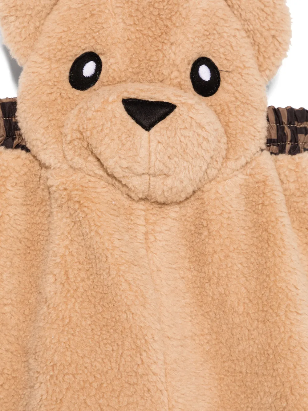 Fendi Kids Tuinbroek met teddybeer Bruin