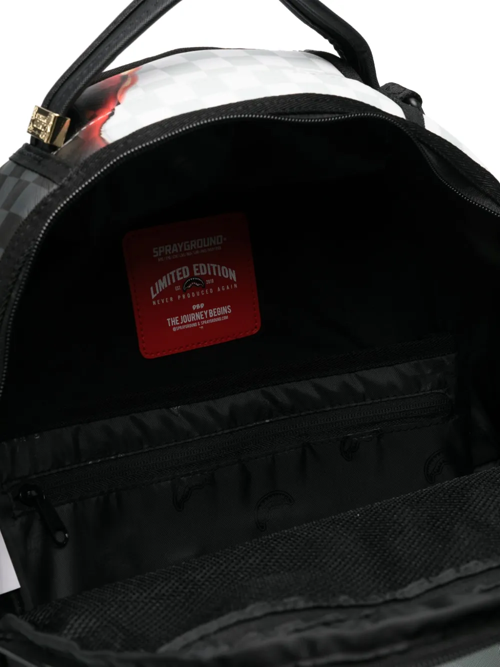 sprayground kid Ring of Fire rugzak Zwart