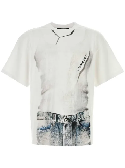 Y/Project playera en trompe l'oeil