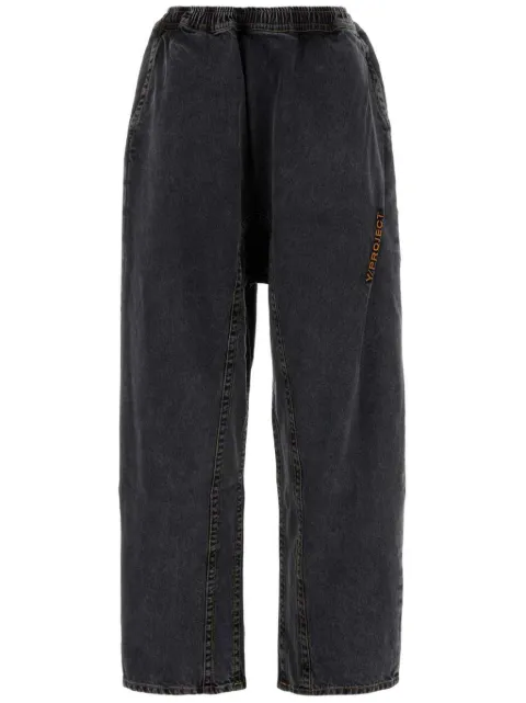 Y/Project logo embroidered jeans