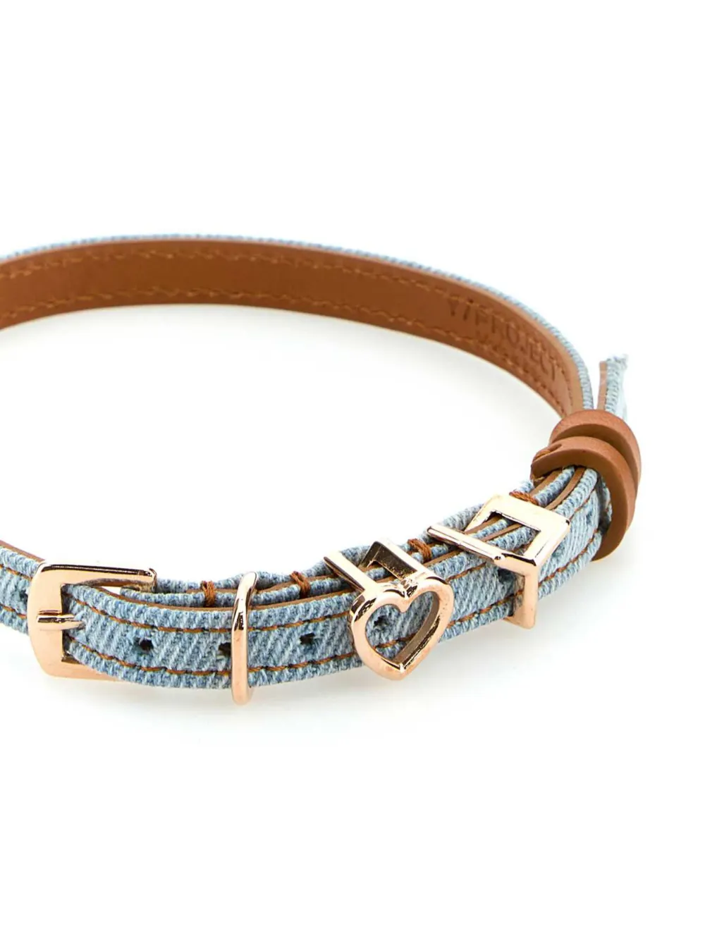 Y/Project Denim choker - Blauw