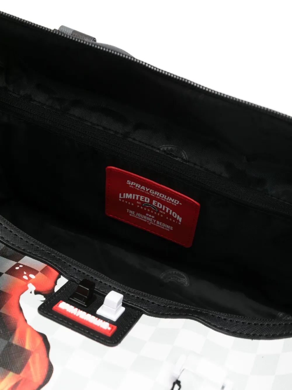 Sprayground Kid Large Ring Of Fire Holdall Black FARFETCH