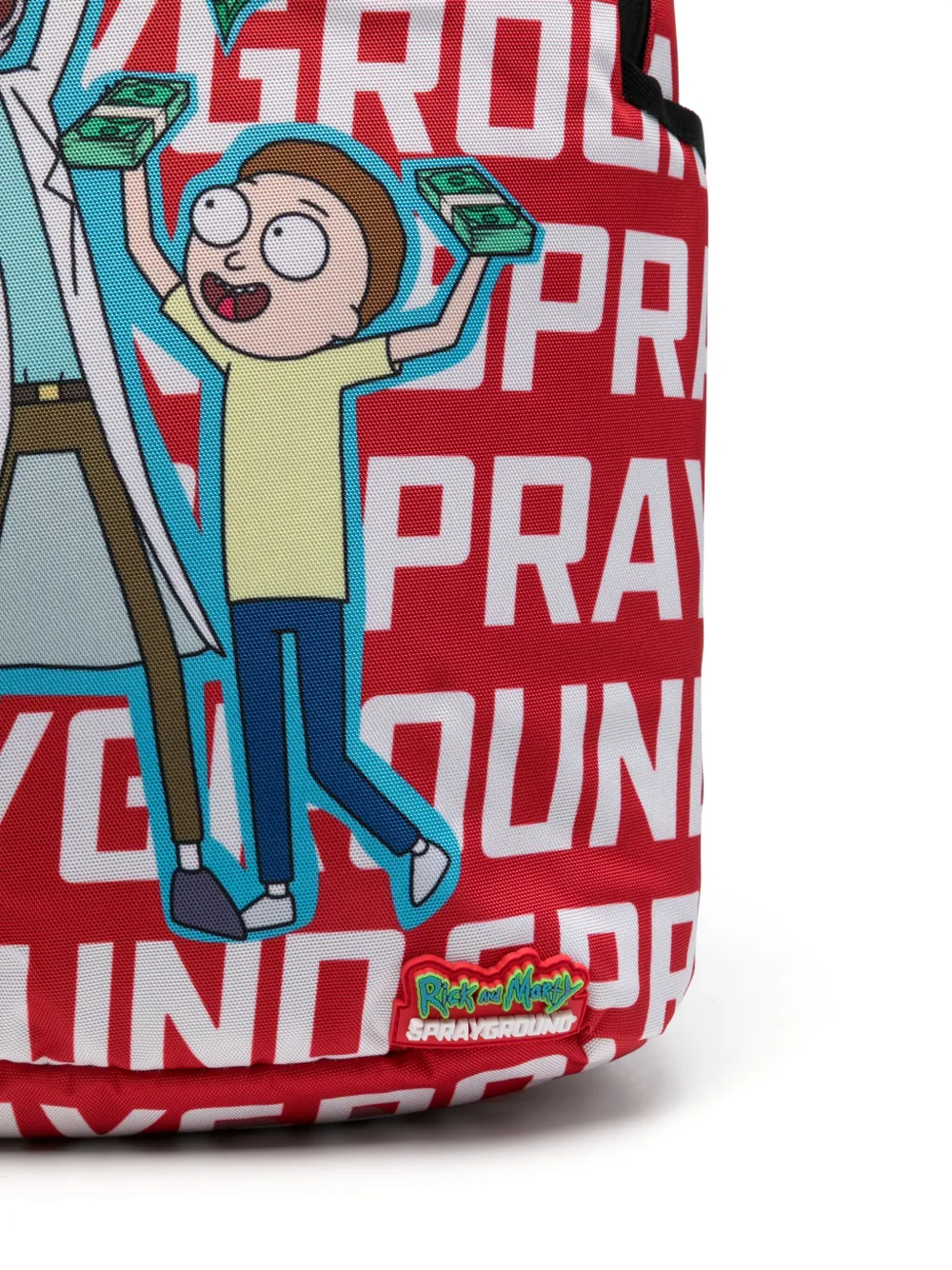 Sprayground Kid x Rick And Morty DLXSR Backpack Red FARFETCH