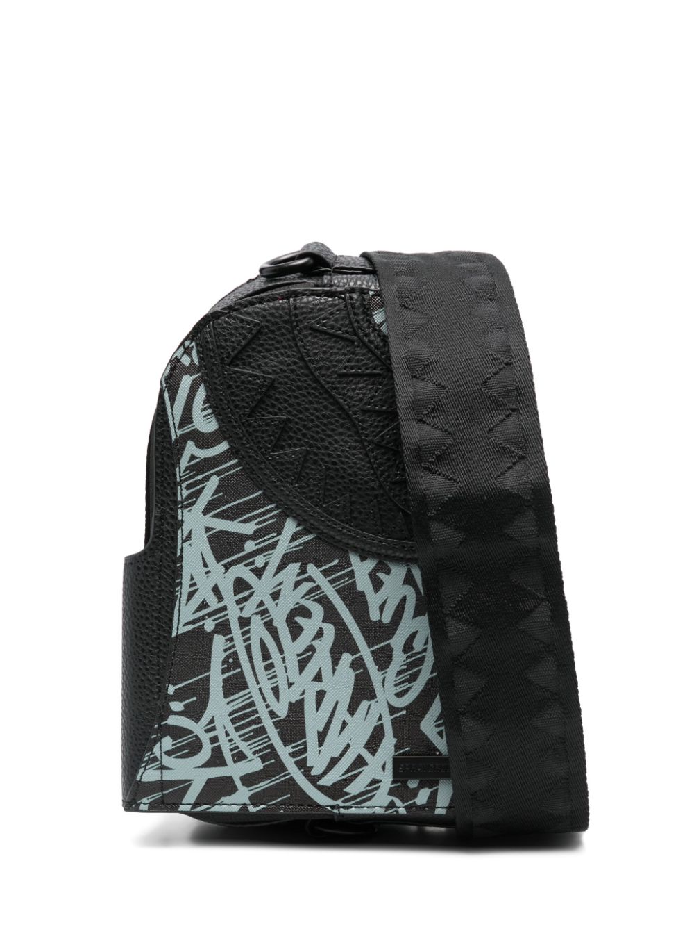 sprayground kid graffiti-print bag - Black