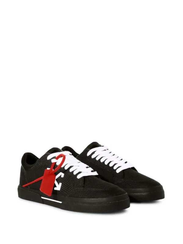 Off White New Low Vulcanized Sneakers Black FARFETCH UK