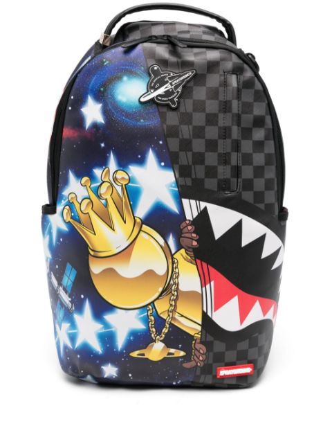 sprayground kid mochila con estampado espacial