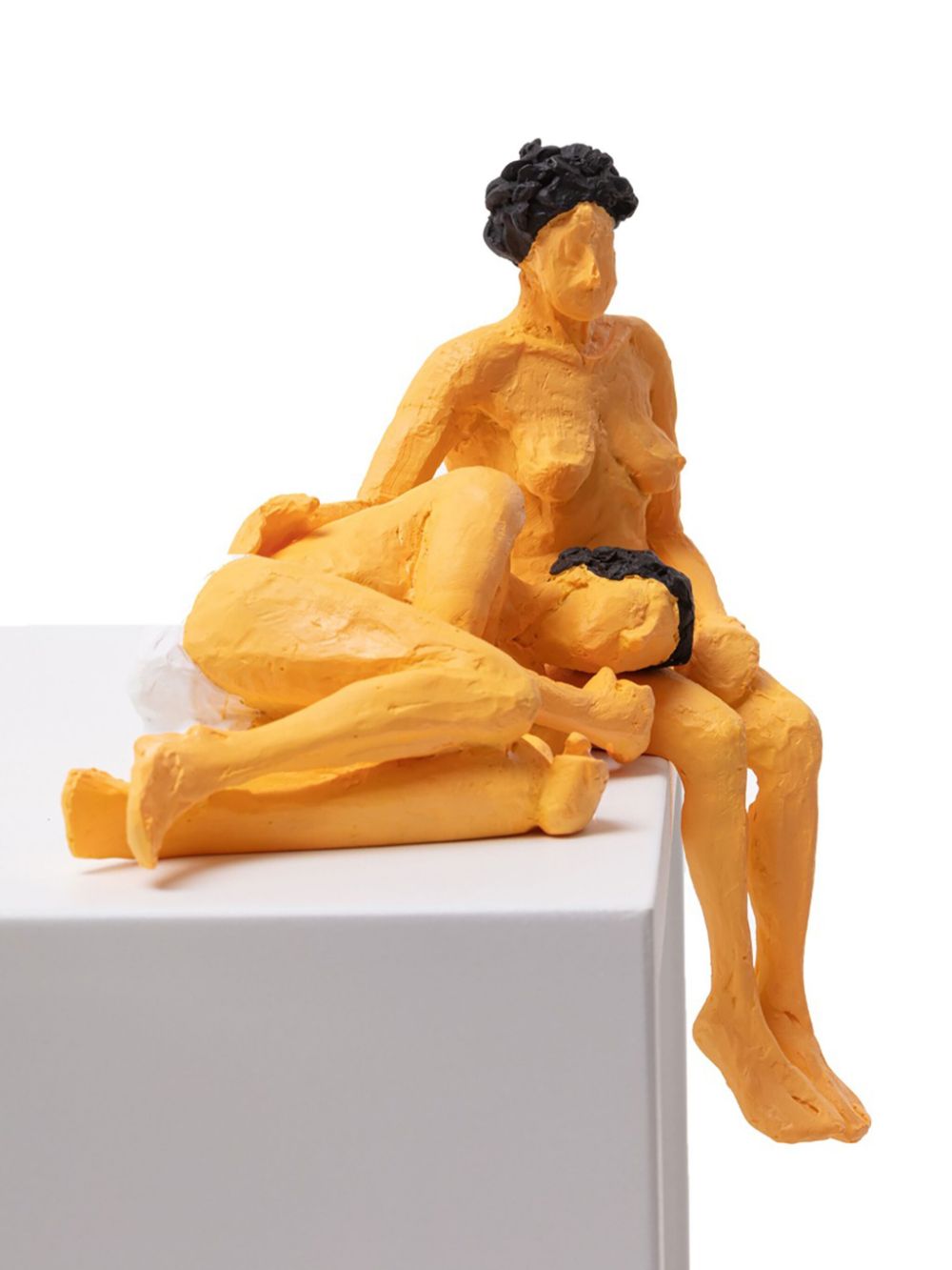 Seletti Love Is A Verb Theo & Elena sculpture (20 cm x 16 cm) - Geel