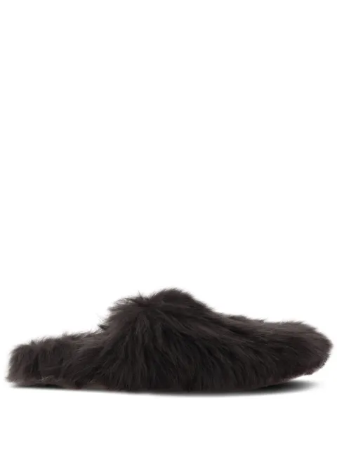 Yves Salomon shearling slippers 
