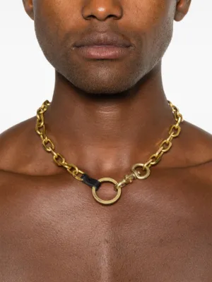 ☆OUR LEGACY☆ Udon Radon Necklace Dark Brown A4248ULD OUR LEGACY Udon Ladon Necklace | Brown | FARFETCH TH
