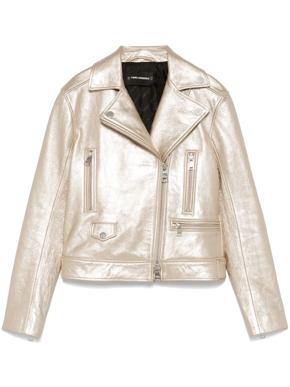 Karl Lagerfeld biker jacket - Gold