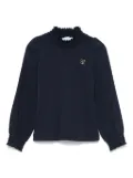 Abel & Lula logo-embellished T-shirt - Blue