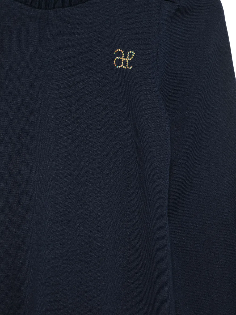 Abel & Lula T-shirt verfraaid met logo Blauw