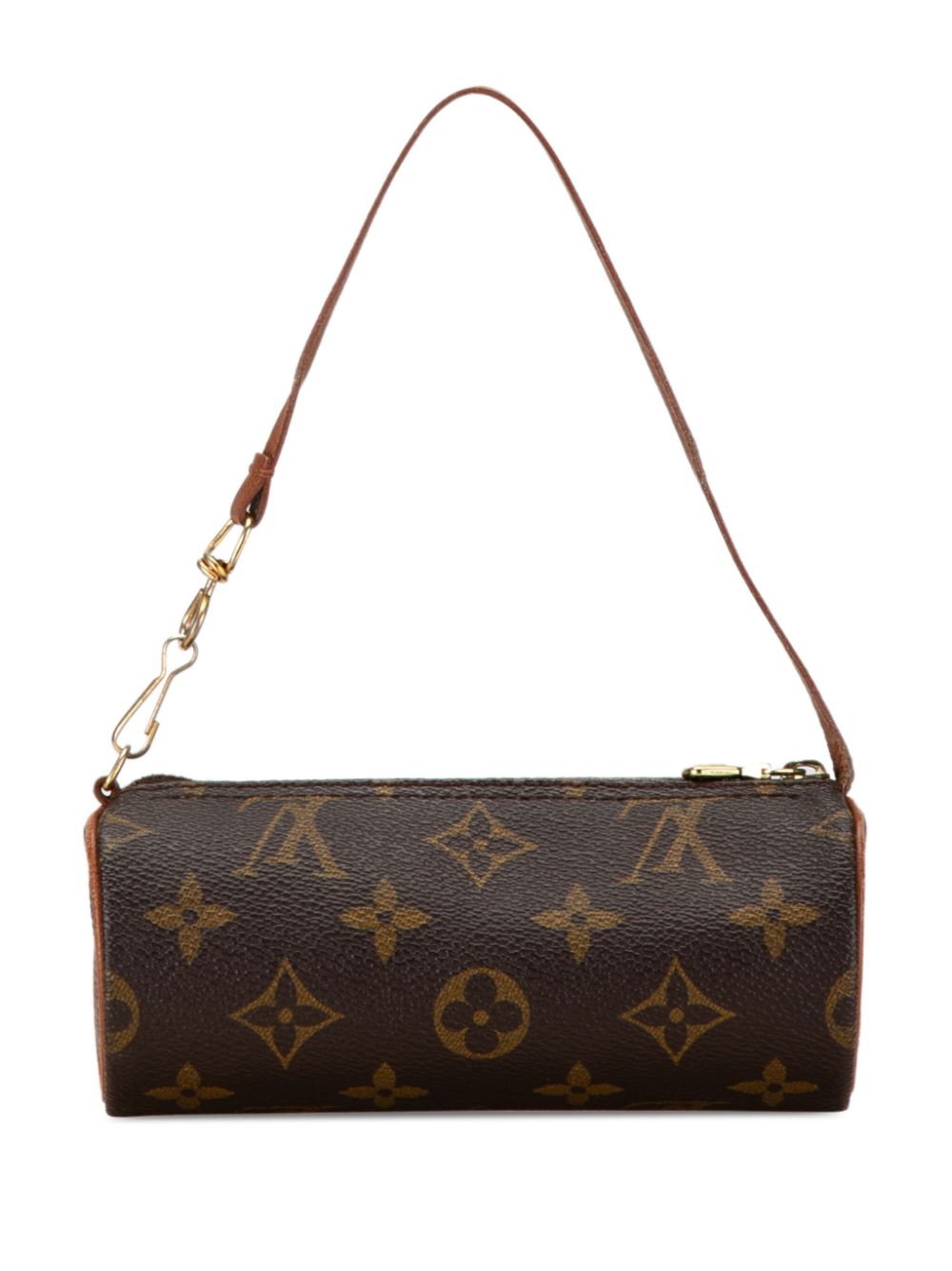 Louis Vuitton Pre-Owned 2000s Papillon Pochette handtas met monogram - Bruin