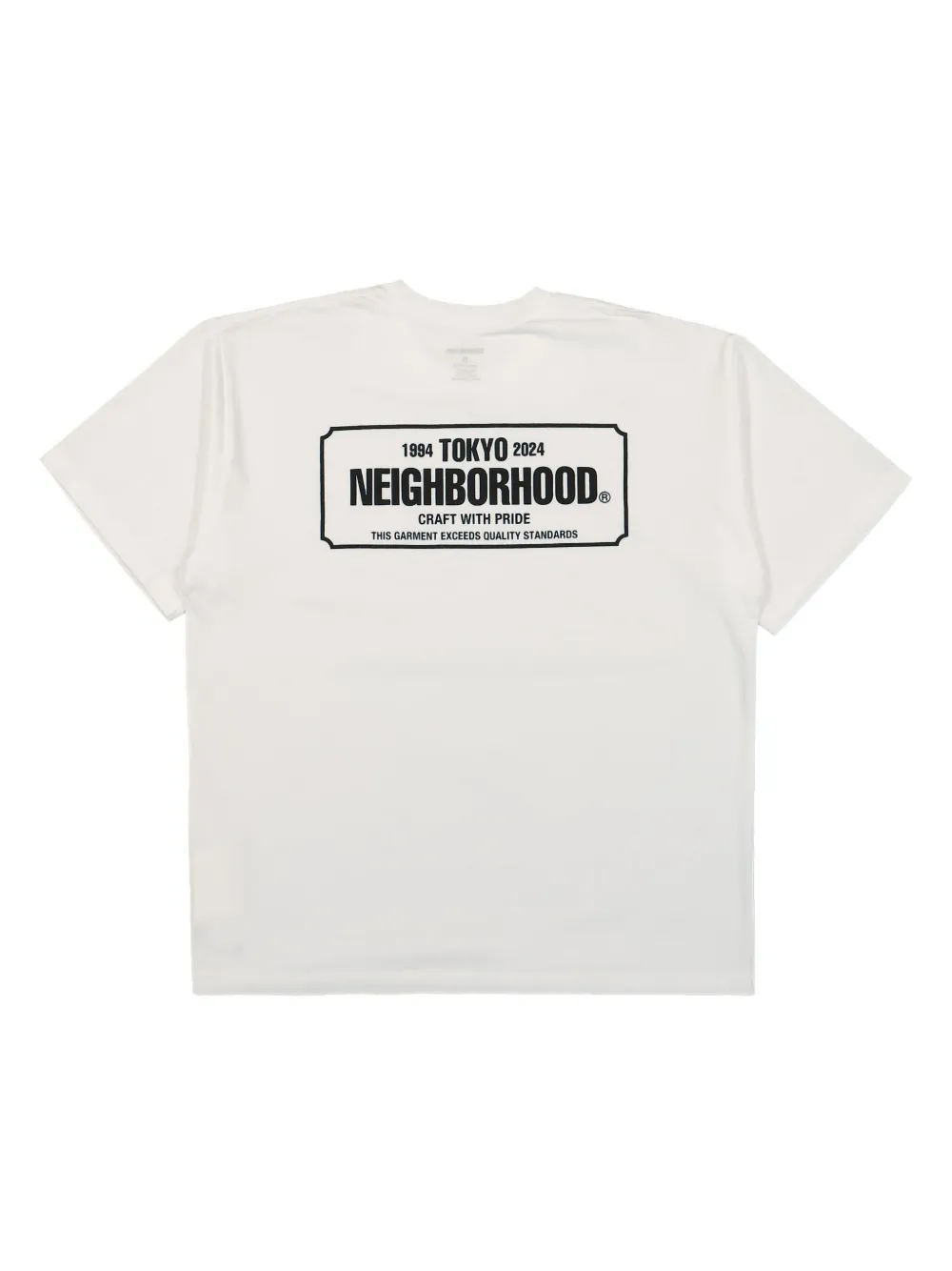 Neighborhood cotton T-shirt - Wit