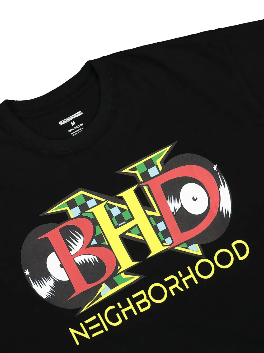 Neighborhood Katoenen T-shirt Zwart