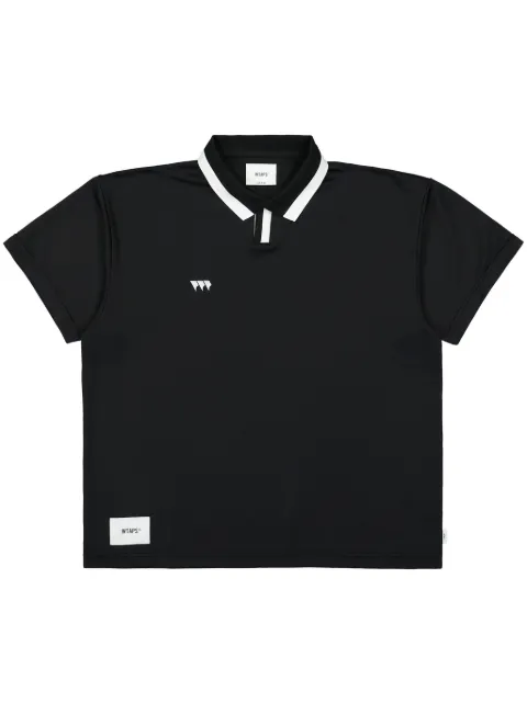 WTAPS logo-print polo shirt 
