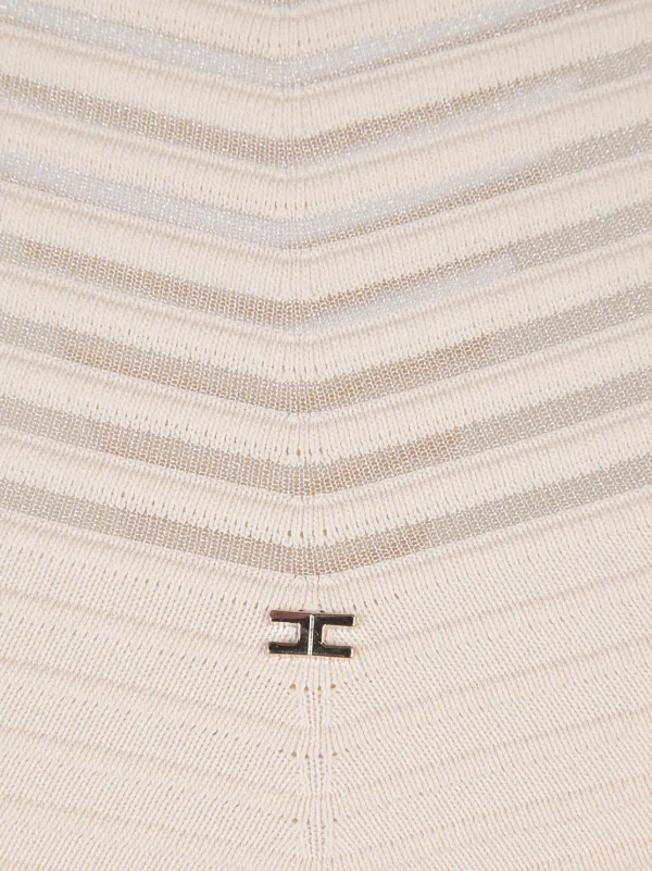 Elisabetta Franchi herringbone-pattern Bodysuit | Pink
