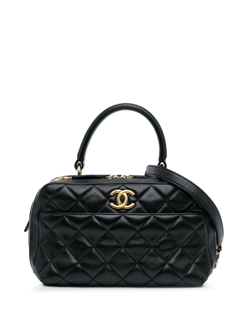 CHANEL Pre-Owned 2015-2016 Medium Lambskin Trendy CC Bowling Bag satchel WOMEN