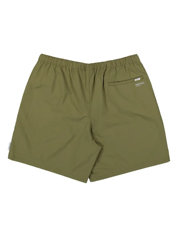 WTAPS Elasticated logo-print Shorts | Green | FARFETCH PH