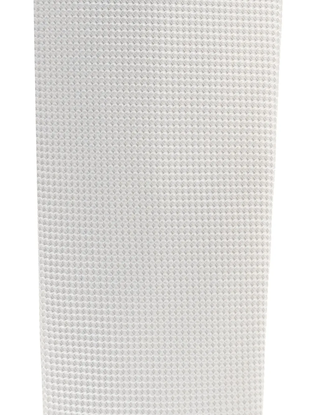 Lanvin Textured-weave Silk Tie In White