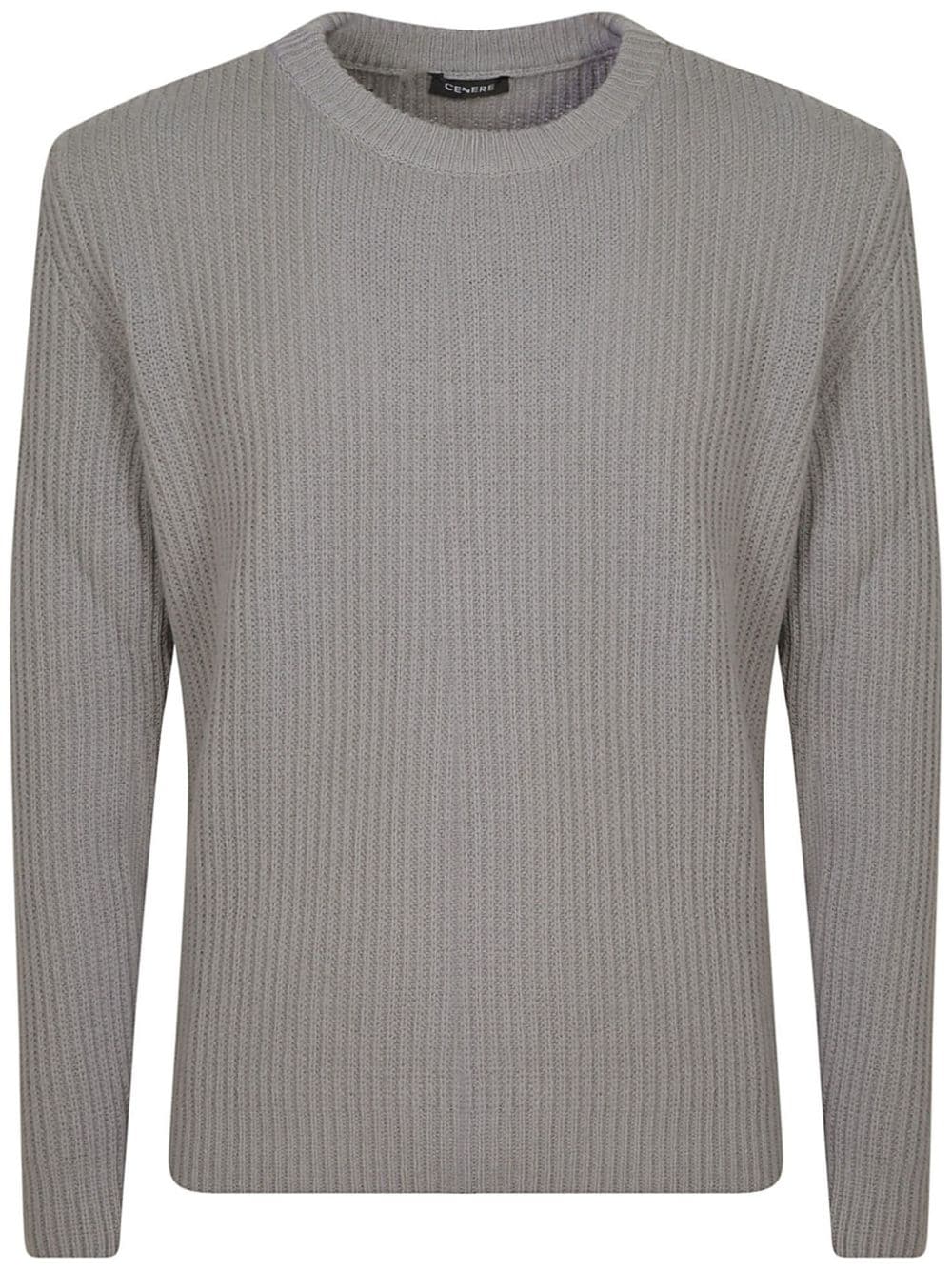 Cenere Gb Ribbed-knit Jumper In Grey