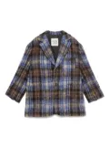 Douuod Kids check-pattern jacket - Blue