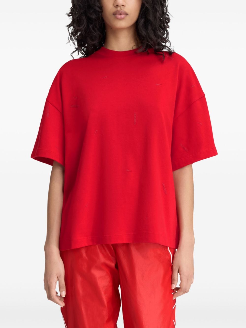 Jacquemus x Nike cotton t-shirt - Rood