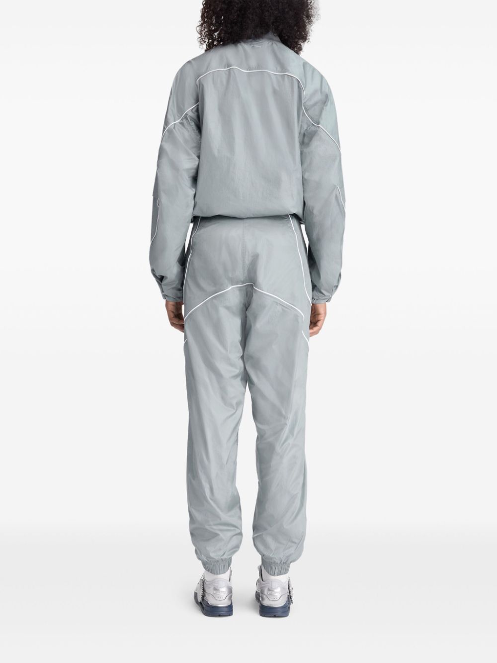 Shop Jacquemus X Nike Track Jacket In Grey