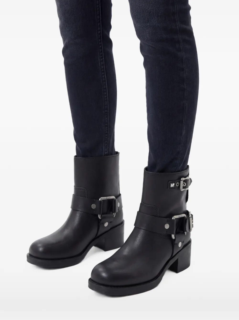 Ash 50 mm eren laarzen Zwart