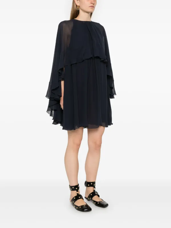 Chloé Silk Mini Dress Set | Blue | FARFETCH