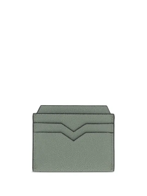 Valextra textured leather cardholder