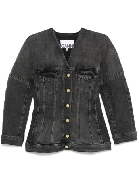 GANNI washed denim jacket Women