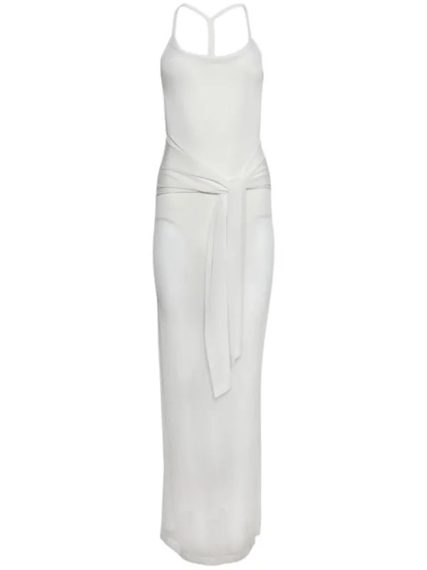 jacquemus white halter dress Jacquemus White Maxi Dress by Jacquemus