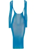 Jean Paul Gaultier X Shayne Oliver mesh dress - Blue